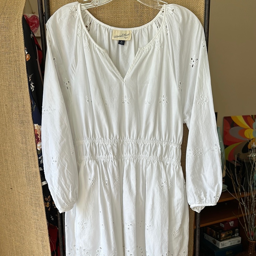 White Eyelet Dress